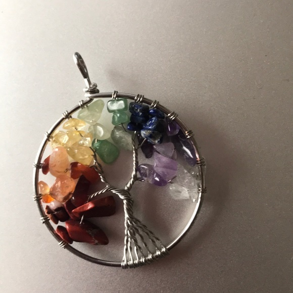 Chakras/tree of life pendant - Picture 7 of 10